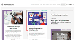 Desktop Screenshot of novaiskra.com